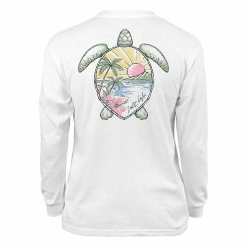 New 😍 Shirts 👧 Girls' Salt Life Scenic Turtle Long Sleeve T-Shirt 🎉 1 New 😍 Shirts 👧 Girls' Salt Life Scenic Turtle Long Sleeve T-Shirt 🎉