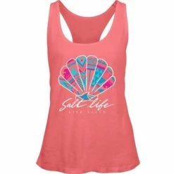 Budget ๐ Tanks ๐ฉ Women's Salt Life Tribal Shell Tank Top ๐