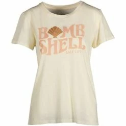 Cheapest ๐ฏ Shirts ๐ฉ Women's Salt Life Bomb Shell Boyfriend Tee ๐ฏ