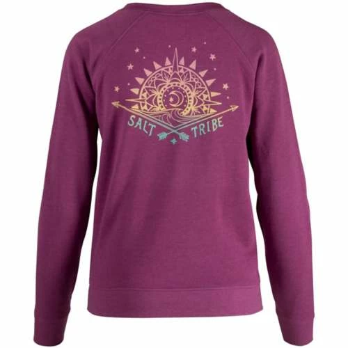 Best Pirce ✨ Hoodies & Sweatshirts 👩 Women's Salt Life Mystic Tribe V-Neck Crewneck Sweatshirt 💯 2 Best Pirce ✨ Hoodies & Sweatshirts 👩 Women's Salt Life Mystic Tribe V-Neck Crewneck Sweatshirt 💯 - Image 2