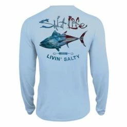 Hot Sale 💯 Shirts 👧 Girls' Salt Life Amerituna Long Sleeve 👚 Shirt ⌛