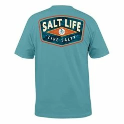 New 🤩 Shirts Men's Salt Life Concealed Badge T-Shirt 🤩