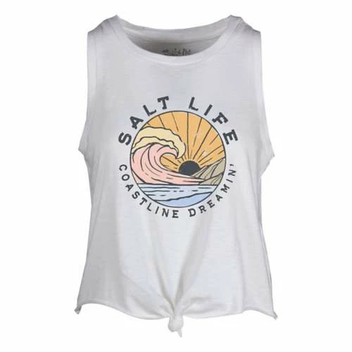 Brand new ❤️ Tanks 👩 Women's Salt Life Coastline Dreamin Muscle Tank Top 🛒 1 Brand new ❤️ Tanks 👩 Women's Salt Life Coastline Dreamin Muscle Tank Top 🛒