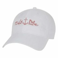 Deals 😀 Hats & Caps 👩 Women's Salt Life Signature Anchor Adjustable Hat 🛒
