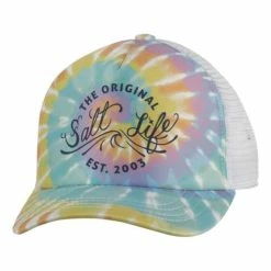 Cheapest ๐ฅ Hats & Caps ๐ง Girls' Salt Life Trippy Life Snapback Hat โญ
