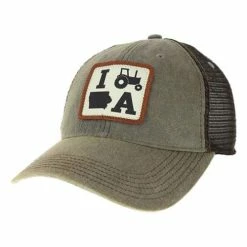 Budget 🔔 Hats & Caps Adult Legacy Iowa Greaser Trucker Snapback Hat 🔔