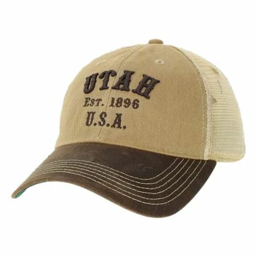 Discount ๐งจ Hats & Caps Adult Legacy Utah Visor Trucker Snapback Hat ๐ 1 Discount ๐งจ Hats & Caps Adult Legacy Utah Visor Trucker Snapback Hat ๐