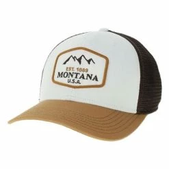 Cheap 🧨 Hats & Caps Adult Legacy Montana Mid-Pro Trucker Snapback Hat ⭐