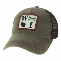Best deal 🔥 Hats & Caps Adult Legacy Wisconsin Greaser Trucker Snapback Hat 🎁