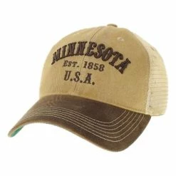 Budget 🌟 Hats & Caps Adult Legacy Minnesota Visor Trucker Snapback Hat ❤️