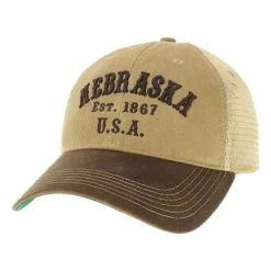 Best deal ⌛ Hats & Caps Adult Legacy Nebraska Visor Trucker Snapback Hat 😍