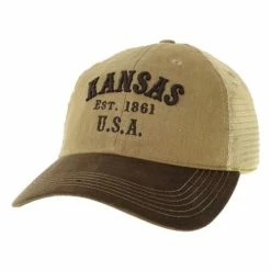 Best Pirce 🧨 Hats & Caps Adult Legacy Kansas Visor Trucker Snapback Hat 🔥