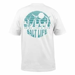 Budget 🛒 Shirts Men's Salt Life Drink Like A Fish T-Shirt 🤩