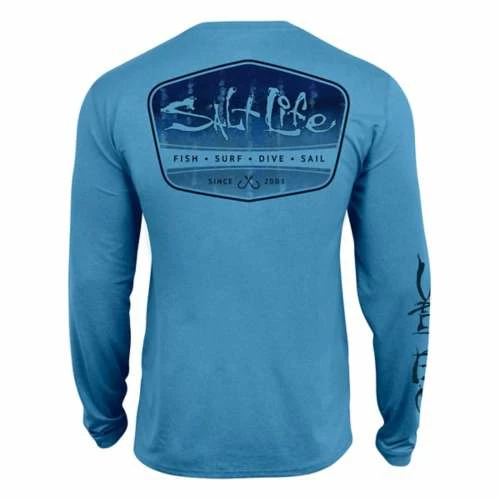 Promo 😍 Shirts Men's Salt Life Marlin Fade Long Sleeve Performance Pocket T-Shirt 🔥 1 Promo 😍 Shirts Men's Salt Life Marlin Fade Long Sleeve Performance Pocket T-Shirt 🔥