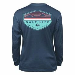 Top 10 🌟 Shirts 👧 Girls' Salt Life The Flash Long Sleeve T-Shirt 🥰