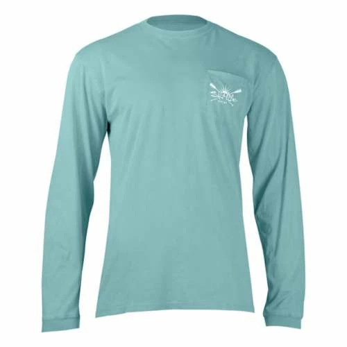 Brand new 😍 Shirts Men's Salt Life Sunrise Paddle Long Sleeve Pocket T-Shirt ⭐ 2 Brand new 😍 Shirts Men's Salt Life Sunrise Paddle Long Sleeve Pocket T-Shirt ⭐ - Image 2