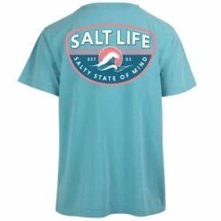 Promo 🎉 Shirts 👩 Women's Salt Life Morning Wave Graphic T-Shirt ✨