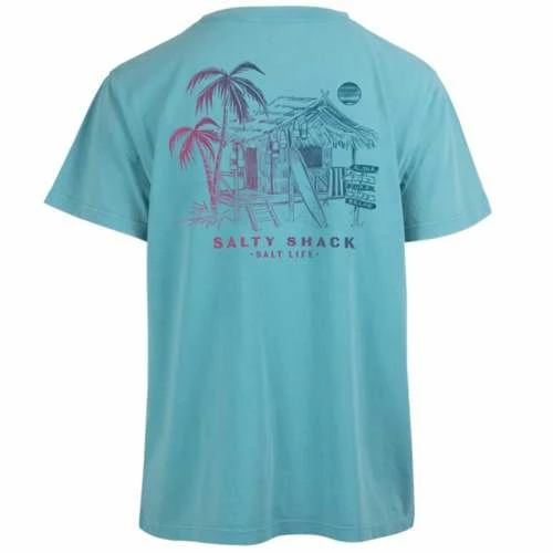 Top 10 ✨ Shirts 👩 Women's Salt Life Salty Shack Faded Graphic T-Shirt 💯 1 Top 10 ✨ Shirts 👩 Women's Salt Life Salty Shack Faded Graphic T-Shirt 💯