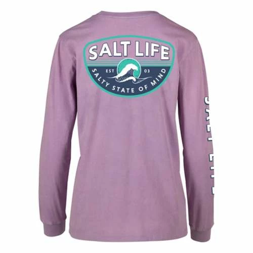 Brand new 🥰 Shirts 👩 Women's Salt Life Morning Wave Long Sleeve T-Shirt 🎉 1 Brand new 🥰 Shirts 👩 Women's Salt Life Morning Wave Long Sleeve T-Shirt 🎉