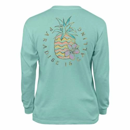 Brand new ⭐ Shirts 👧 Girls' Salt Life Paradise Is Calling Long Sleeve T-Shirt 👏 1 Brand new ⭐ Shirts 👧 Girls' Salt Life Paradise Is Calling Long Sleeve T-Shirt 👏
