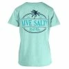New 🎉 Shirts 👩 Women's Salt Life The Motto Boyfriend Graphic T-Shirt 😀